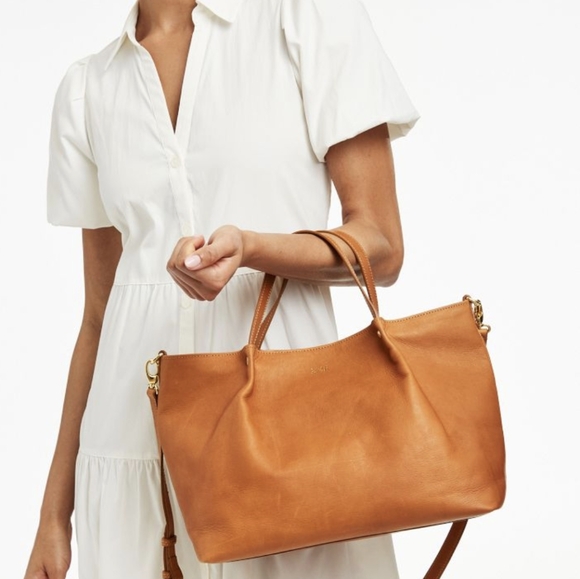 Gemma Italian Leather Tote - Picture 4 of 10